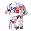 America 250th Anniversary Landmarks Vintage Button Down Shirt S-5XL