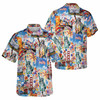 USA Landmark Statue of Liberty Patriotic Celebration Hawaiian Shirt S-5XL