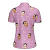 Customize Funny Pattern Option With Your Face Photo Women's Polo Shirt S-5XL