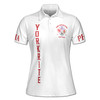 Custom York Rite Eastern Star OES Mason Chapter Name Logo Women's Polo Shirt S-5XL