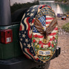 Vintage US Flag 250 Years Celebration Spare Tire Cover