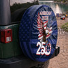 American USA Anniversary 250th Years of Freedom Spare Tire Cover