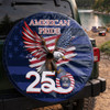 American USA Anniversary 250th Years of Freedom Spare Tire Cover