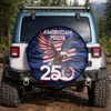 American USA Anniversary 250th Years of Freedom Spare Tire Cover