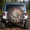 Vintage Patriotic American Icons 250th Celebration Spare Tire Cover