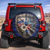USA  250 Years of Freedom Liberty Floral Spare Tire Cover