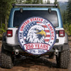 Vintage American Flag Eagle 250th Anniversary Spare Tire Cover