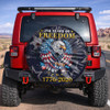 Celebration 250 Years of Freedom Fireworks Eagle Spare Tire Cover