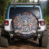 Freedom USA 250th Anniversary Silver Eagle Spare Tire Cover