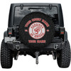Custom Heroines of Jericho Symbol Mason Leaves Black White Red Spare Tire Cover