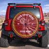 Custom Heroines of Jericho Symbol Mason Stars Red Yellow White Spare Tire Cover