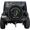 Customized OES Symbol Masonic Facial Features Black White Spare Tire Cover