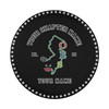 Customized OES Symbol Masonic Facial Features Black White Spare Tire Cover