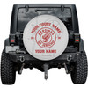 Customized Name, Court and Number HOJ Heroines of Jericho Spare Tire Cover