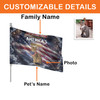 Custom Pets Photo Celebrating 250 Years US Freedom House Flag
