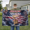 Custom Pets Photo Celebrating 250 Years US Freedom House Flag
