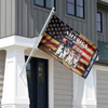 Personalized Pet Photo and Name Celebrating America 250th of Freedom House Flag