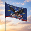 Personalized Family Name America 250th Anniversary Semiquincentennial House Flag