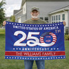 Customized Family Name United States of America 250th Anniversary House Flag