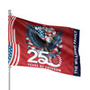 Customized Family Name America 250 Years of Freedom Eagle House Flag