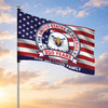 Customized Family Name United States of America 250 Years Eagle House Flag