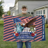 Customized Family Name America 250 Years of Freedom Liberty Eagle House Flag