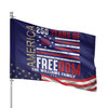 Customized Family Name Modern America 250 Years of Freedom House Flag
