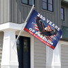 Customized Family Name 250 Years of Freedom American Celebration Fireworks House Flag