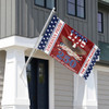 Customized Family Name We The People 250 Years of Freedom American Pride House Flag