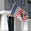 Personalized Family Name American Pride 250th Anniversary Classic Stripes House Flag