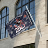 Customized Family Name American Pride 250th Anniversary Grunge Star House Flag