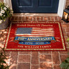 America 250th Anniversary Custom Name Doormat Patriotic USA Flag 1776-2026 Rug