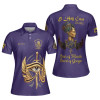 Personalized Court Name DOI Queen of Eternity Shriners AEAONMS 3D Women Polo Shirt Size S-5XL