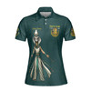 Personalized Court Name DOI Egyptian Ancient Goddess Crown of Eternity 3D Women Polo Shirt Size S-5XL
