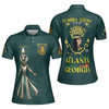 Personalized Court Name DOI Egyptian Ancient Goddess Crown of Eternity 3D Women Polo Shirt Size S-5XL