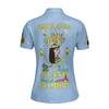 Personalized Court Name DOI Egyptian Ancient Goddess Crown of Eternity 3D Women Polo Shirt Size S-5XL