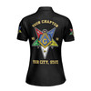 Custom Name Order of the Eastern Star Masonic Lodge OES 3D Women Polo Shirt Size S-5XL