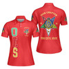 Custom Name Order of the Eastern Star Masonic Lodge OES 3D Women Polo Shirt Size S-5XL