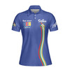 Custom Name OES Order of the Eastern Star Sistar Freemasonry Women's Polo Shirt Size S-5XL