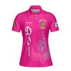 Personalized Court Name DOI Egyptian Ancient Goddess All Seeing Eye 3D Women Polo Shirt Size S-5XL