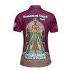 Personalized Court Name DOI Egyptian Ancient Goddess All Seeing Eye 3D Women Polo Shirt Size S-5XL