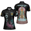 Personalized Court Name DOI Egyptian Ancient Goddess All Seeing Eye 3D Women Polo Shirt Size S-5XL