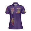 Custom Name DOI Daughters Of Isis Orange Queen Shriners Aeaonms Women's Polo Shirt Size S-5XL