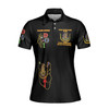 Custom Name DOI Daughters Of Isis Orange Queen Shriners Aeaonms Women's Polo Shirt Size S-5XL