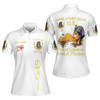 Custom Court Name DOI Daughters Of Isis Pyramid Egypt Queen Shriners Aeaonms Women's Polo Shirt Size S-5XL