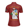 Customized Name 1850 OES FATAL Sister Eyes Mask Order Of The Eastern Star Pentagon Down 3D Women's Polo Shirt Size S-5XL