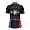 Customize Name OES Order of the Eastern Star Pentagon Down 1850 Electa Adah Ruth Esther Martha Freemasonry 3D Women's Polo Shirt Size S-5XL