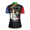 Custom Chapter Name OES Diva Sister Order Of The Eastern Star Color Block Women's Polo Shirt Size S-5XL