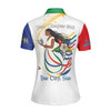 Custom Chapter Name OES Diva Sister Order Of The Eastern Star Color Block Women's Polo Shirt Size S-5XL