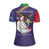 Custom Chapter Name OES Diva Sister Order Of The Eastern Star Color Block Women's Polo Shirt Size S-5XL